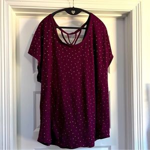 Lane Bryant Tee Style Blouse, size 22/24